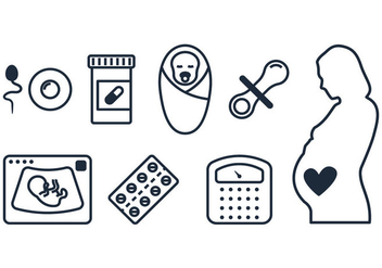 Pregnancy Icon - vector #364671 gratis